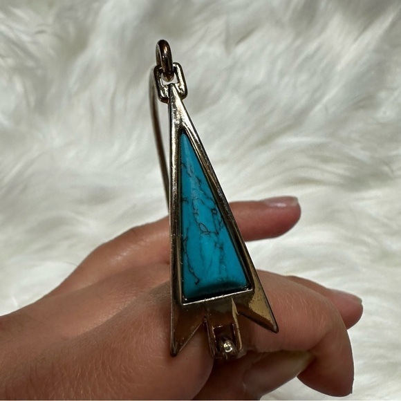 Turquoise Stone Silver Bracelet
